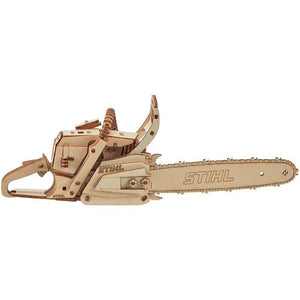 Puzzle motosega  3D STIHL in legno