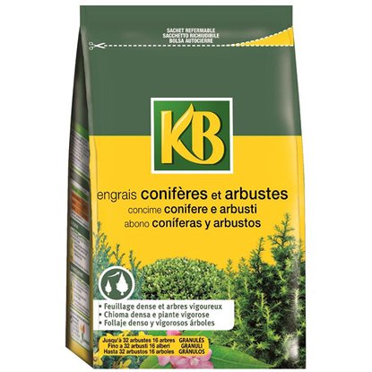 KB CONCIME GRANULARE PER CONIFERE E ARBUSTI, 850 G