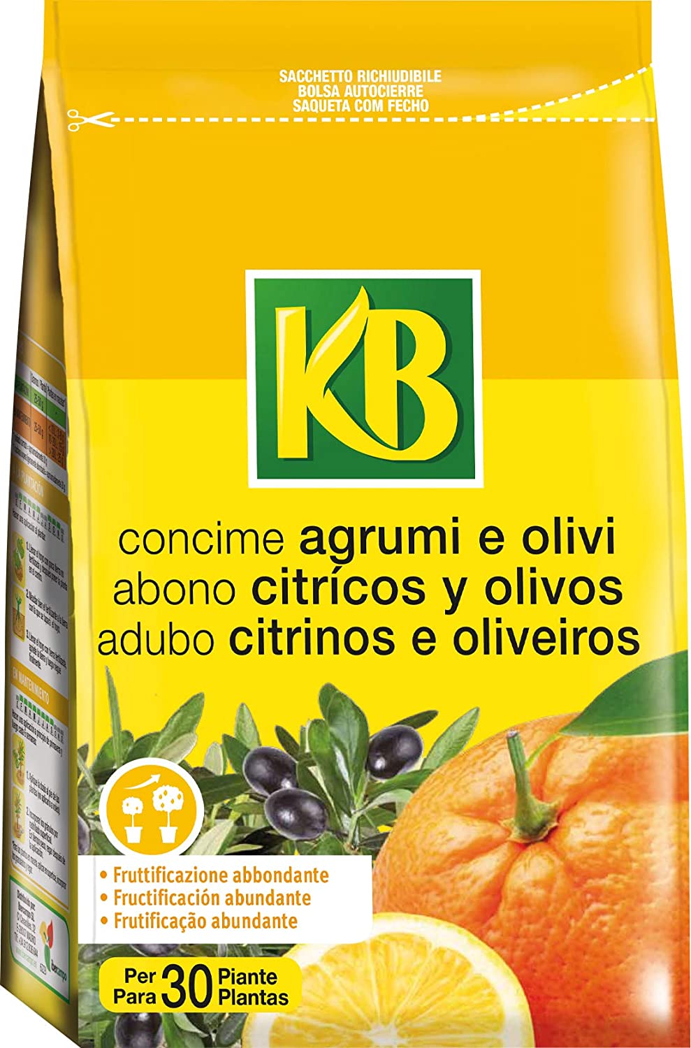 LUPINI MACINATI CONCIME PER AGRUMI - Naturen Kb - 2Kg