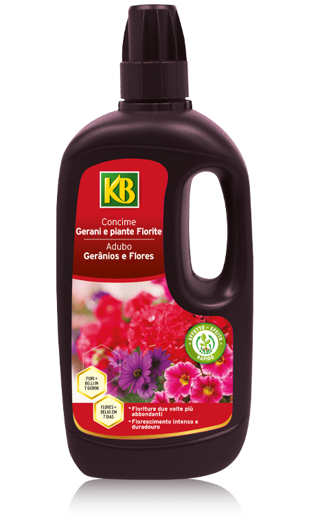 KB CONCIME LIQUIDO GERANI E PIANTE FIORITE, 1L