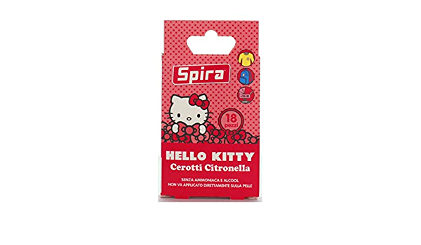 SPIRA Cerotti Citronella Hello Kitty, Spira, 18 Pezzi