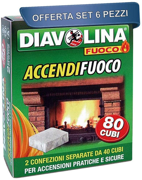 Diavolina Accendifuoco 80 Cubi – AGRI PLANET