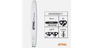 Barra Spranga Lama STIHL 50cm 1,6 mm 66 Maglie Duromatic 30030009221Barra Spranga Lama STIHL 50cm 1,6 mm 72 Maglie Rollomatic E 30030005221 Barra Spranga Lama STIHL 45cm 1,6 Mm 66 Maglie Rollomatic E 30030005217